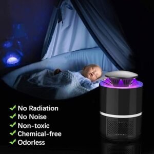 Mosquito Killer Electric Mosquito Trap Lamp UV Light Insect Killer Device for Indoor Mosquito Control Home Bedroom Office Use - Image 4