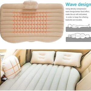 Inflatable Car Bed Portable Air Mattress for Car Back Seat Travel Camping Sleeping Bed - Image 5