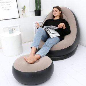 Inflatable Lounge Chair Portable Air Sofa Chair for Outdoor Camping Beach Travel and Relaxation Seating - Image 9