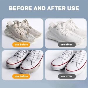 2 In 1 Shoe Cleaning Brush Double Sided Shoe Brush for Cleaning Sneakers Boots and Footwear with Built In Scrubber - Image 9