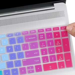 Silicone Keyboard Protector Flexible Keyboard Cover Dustproof Waterproof Keyboard Skin for Laptop and Desktop Keyboard Protection - Image 5