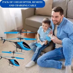Flying Helicopter Toy Infrared Controlled Flying Helicopter Toy with LED Lights for Kids Indoor Outdoor Play - Image 8
