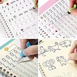 10 Refill Sank Magic Book Reusable Magic Practice Copybook with Refill Pages for Kids Handwriting Practice and Learning - Image 5