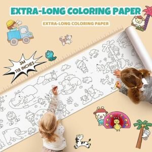 Drawing Paper Roll for Kids Large Coloring Paper Roll for Painting Drawing Art and Creative Activities - Image 6