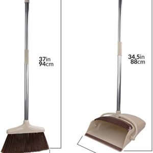 Mop with Broom Holder and Dustpan Cleaning Set for Home Floor Cleaning and Storage Organization - Image 5