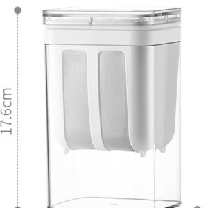 Yogurt Strainer 1400 ML Greek Yogurt Maker Straining Container with Fine Mesh Filter for Homemade Yogurt Cheese and Food Straining Kitchen Tool - Image 2
