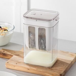 Yogurt Strainer 1400 ML Greek Yogurt Maker Straining Container with Fine Mesh Filter for Homemade Yogurt Cheese and Food Straining Kitchen Tool - Image 6