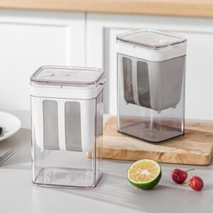 Yogurt Strainer 1400 ML Greek Yogurt Maker Straining Container with Fine Mesh Filter for Homemade Yogurt Cheese and Food Straining Kitchen Tool - Image 7