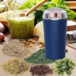 Electric Coffee Spice Grinder 250ML Stainless Steel Bean Grinder for Coffee Beans Spices Nuts and Kitchen Ingredients - Image 2