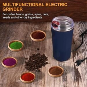 Electric Coffee Spice Grinder 250ML Stainless Steel Bean Grinder for Coffee Beans Spices Nuts and Kitchen Ingredients - Image 5