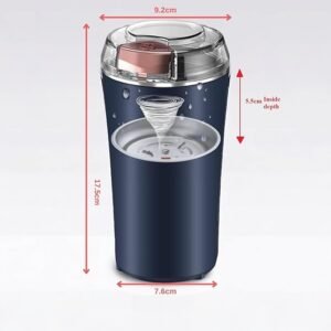 Electric Coffee Spice Grinder 250ML Stainless Steel Bean Grinder for Coffee Beans Spices Nuts and Kitchen Ingredients - Image 7