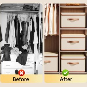 Storage Box with Lid Multipurpose Plastic Storage Organizer Container for Clothes Toys Kitchen and Household Items - Image 7