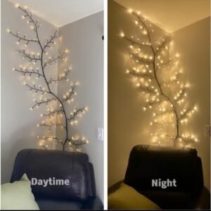 LED Vines Tree Light Decorative Wall Vine Lights with Warm LED Lighting for Bedroom Living Room Wall Decor and Ambient Lighting - Image 3