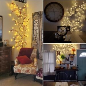 LED Vines Tree Light Decorative Wall Vine Lights with Warm LED Lighting for Bedroom Living Room Wall Decor and Ambient Lighting - Image 4