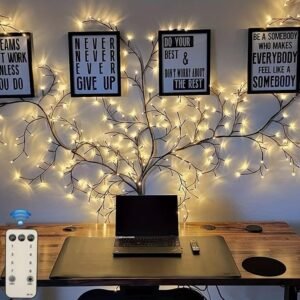 LED Vines Tree Light Decorative Wall Vine Lights with Warm LED Lighting for Bedroom Living Room Wall Decor and Ambient Lighting - Image 8