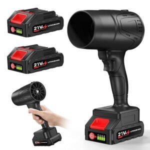 Violent Turbo Jet Air Fan High Speed Handheld Air Blower Powerful Turbo Jet Fan Portable Cleaning Blower for Dust Removal Car Cleaning Keyboard Electronics and Outdoor Use - Image 1