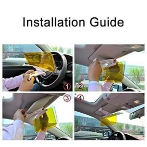 Car HD Visor Anti Glare Sun Visor for Car Windshield Day Night Driving Sun Glare Protection Visor for Safe Driving - Image 5