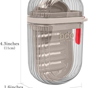 Transparent Travel Soap Case Portable Soap Holder Leakproof Soap Container for Travel Camping and Bathroom Storage - Image 4