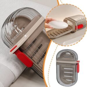 Transparent Travel Soap Case Portable Soap Holder Leakproof Soap Container for Travel Camping and Bathroom Storage - Image 8